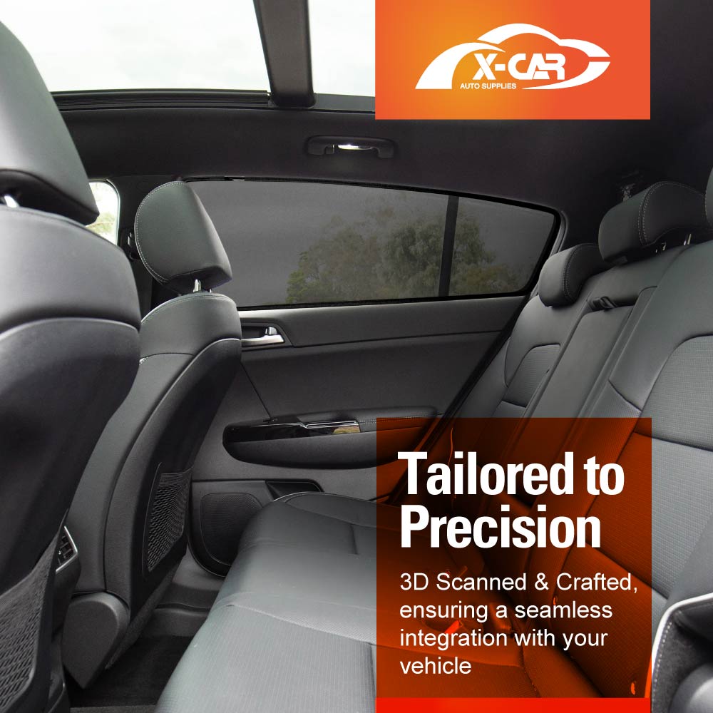 Rear Window Sun Shades for Kia Sportage 2015-2022 QL Series Blind Mesh - Image 3