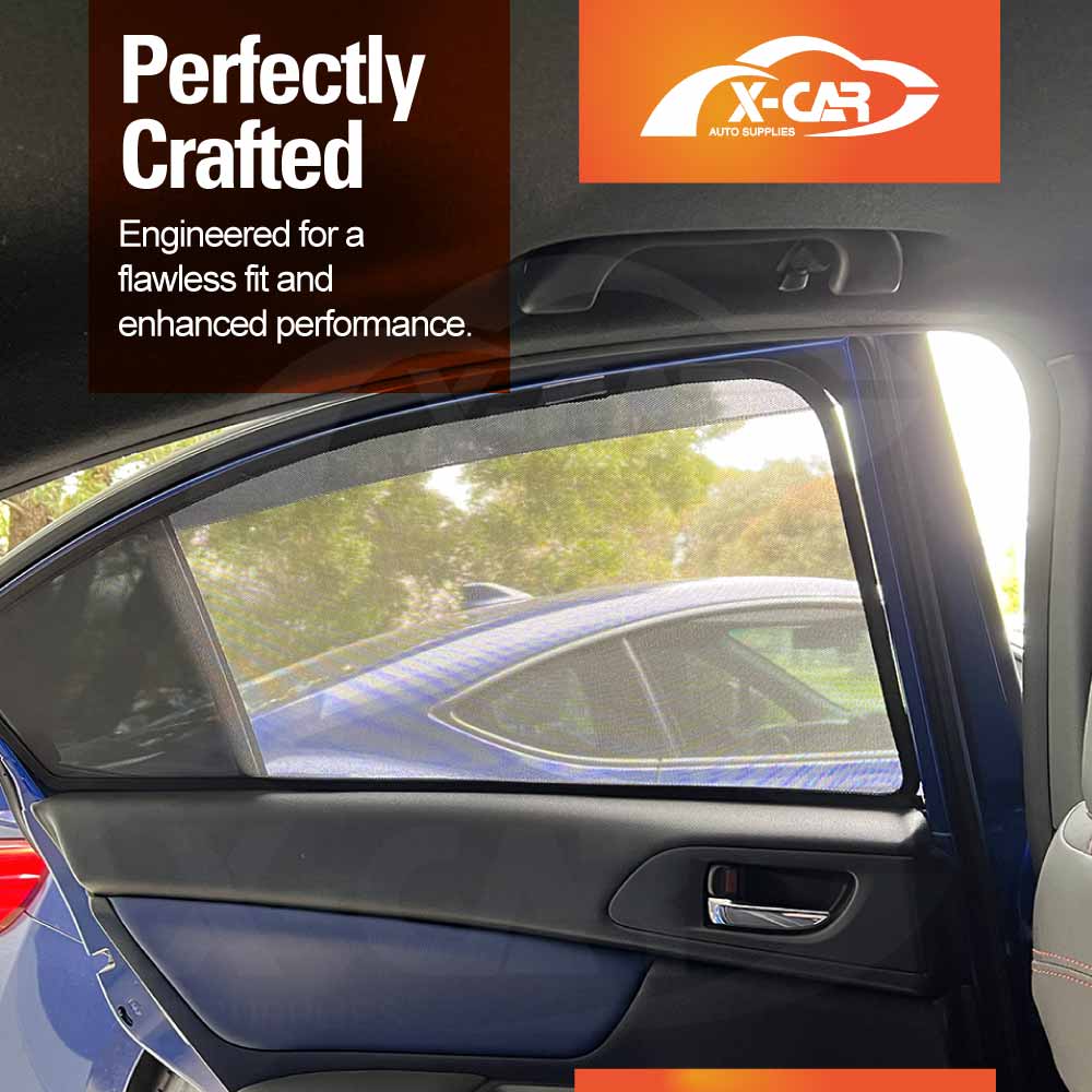 Rear Window Sun Shades for Subaru WRX Sedan 2014-2021 - Image 7
