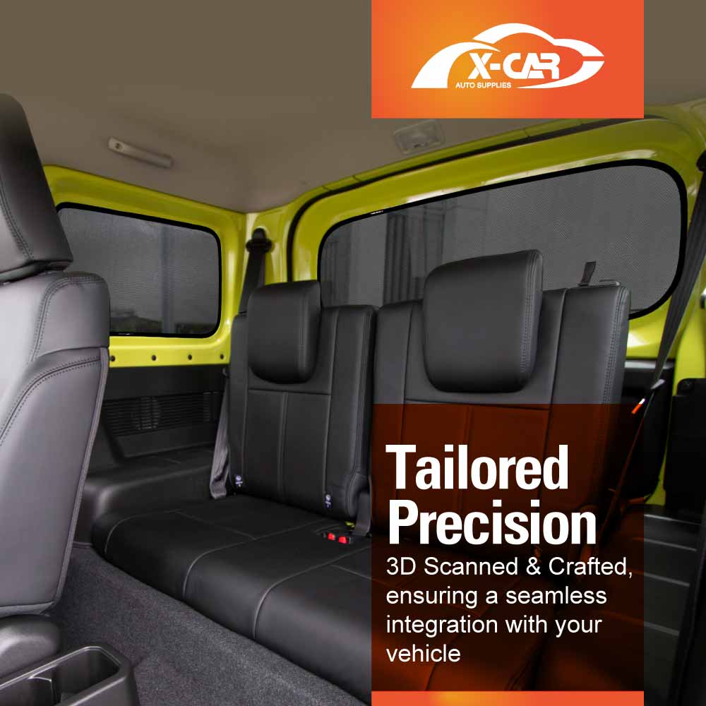 Window Sun Shades for Suzuki Jimny 3-Door 2018-Onwards - Image 3