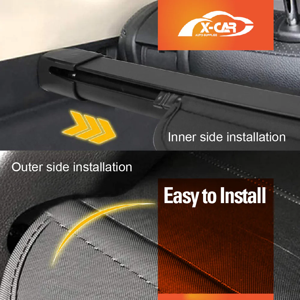 Retractable Cargo Cover For Subaru Forester with Manual Tailgate 2012-2018 - Image 7