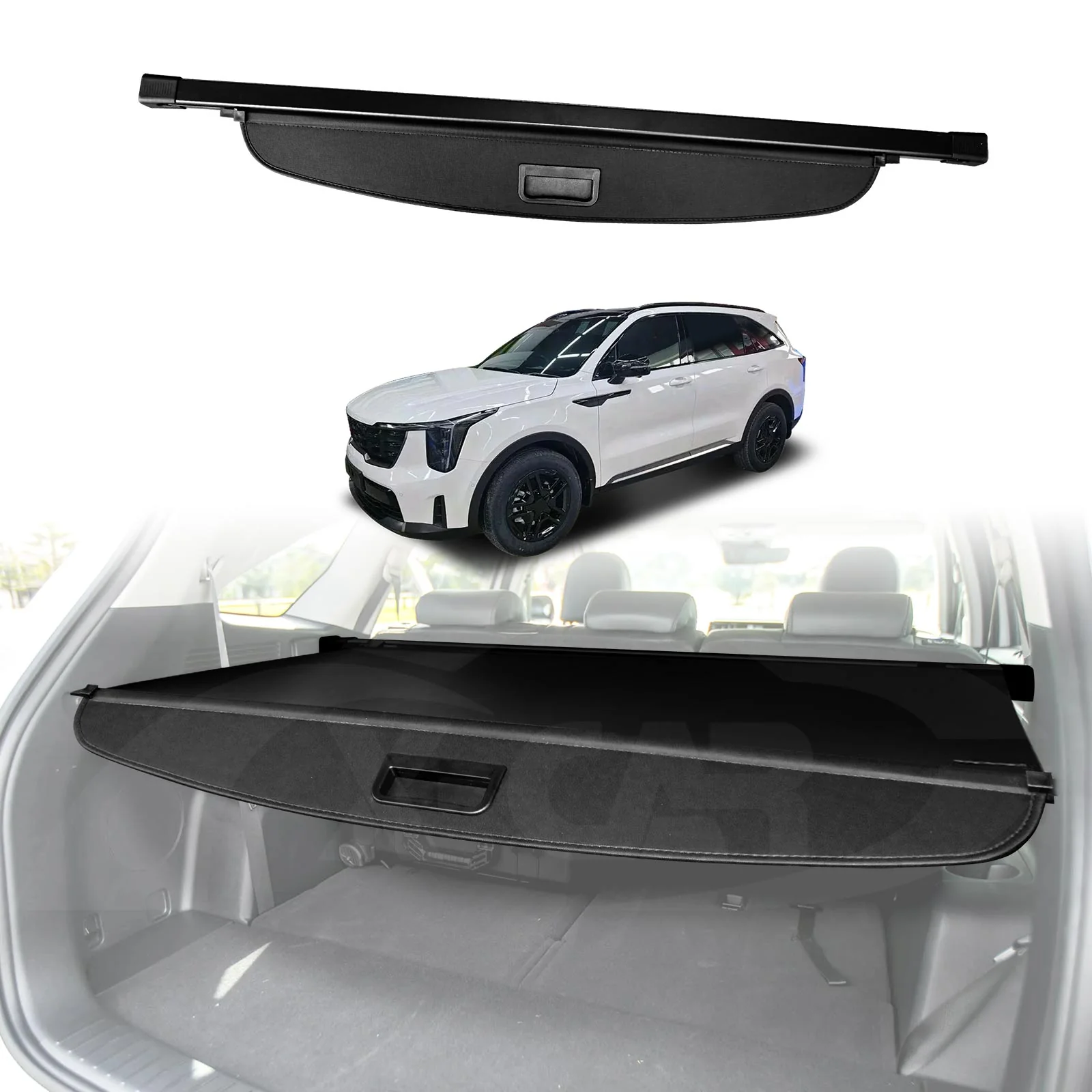 Retractable Cargo Cover For Kia Sorento 2020-Onwards