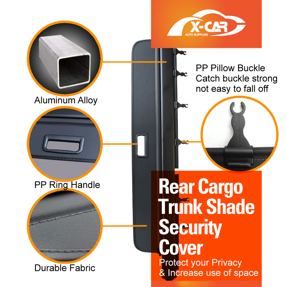 Retractable Cargo Cover For Nissan X-trail Xtrail 2007-2013 T31 Series - Image 6