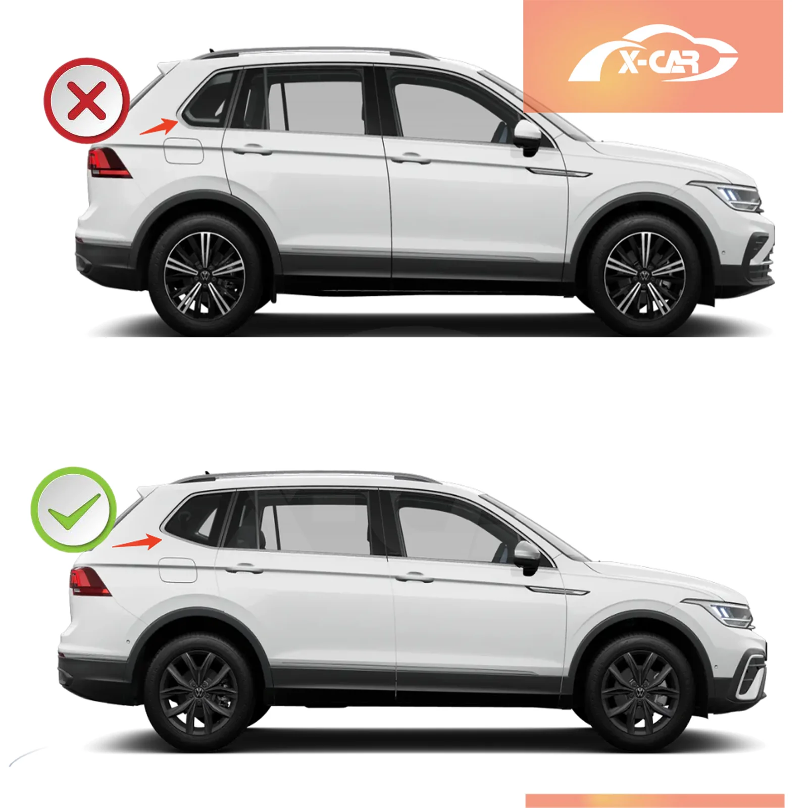 Retractable Cargo Cover for Volkswagen VW Tiguan Allspace 2016-2024 - Image 2