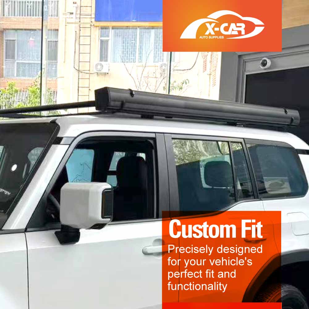 Roof Rack Rear Ladder LED Awning for Toyota Prado 250 Series VX/Kakadu/Altitude 2024-Onwards - Image 11