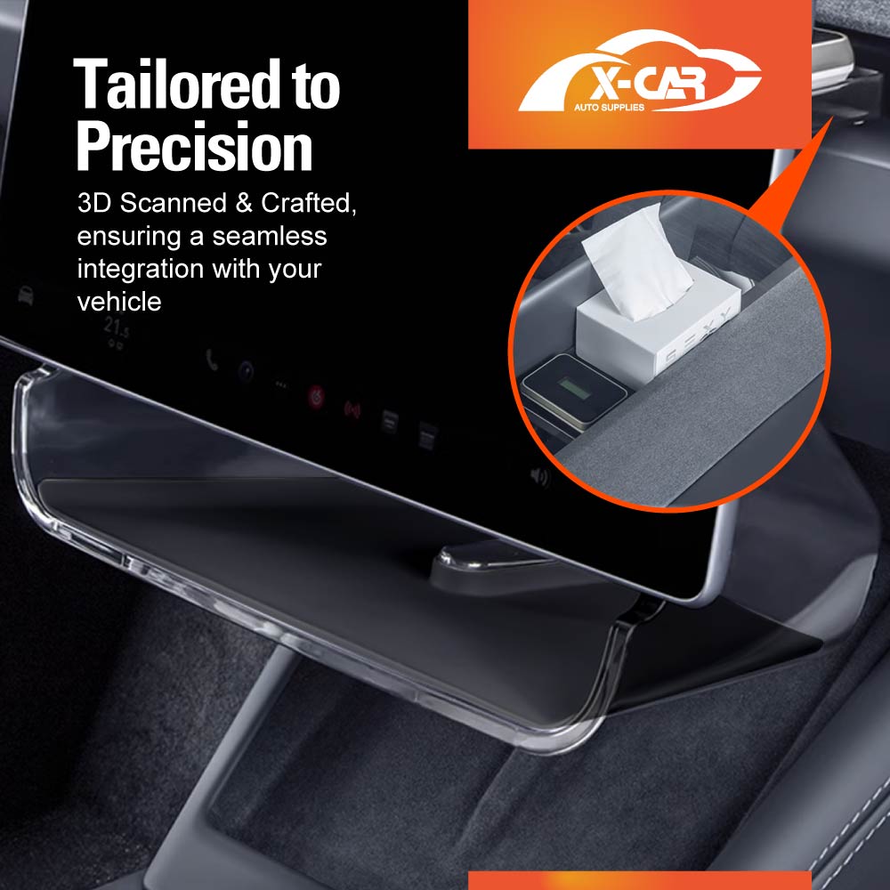 Screen Organiser Tray for Tesla Model Y Juniper 2025-Onwards Centre Console Storage Box Dashboard Holder Interior Accessories - Image 4