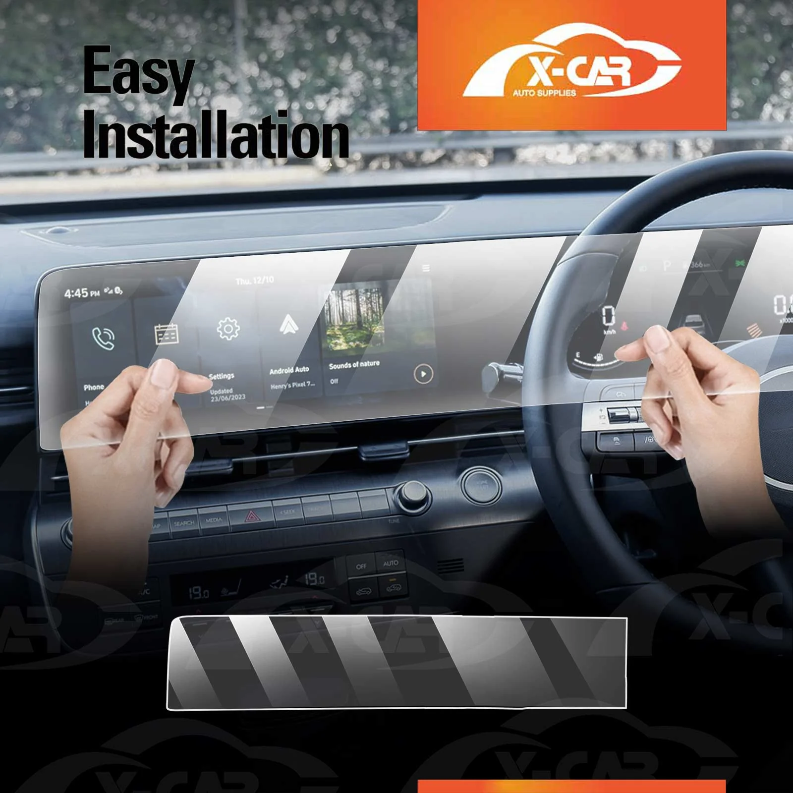 Screen Protector for Hyundai Kona 2023-Onwards Touchscreen Anti-Scratch Film Cover - Image 2