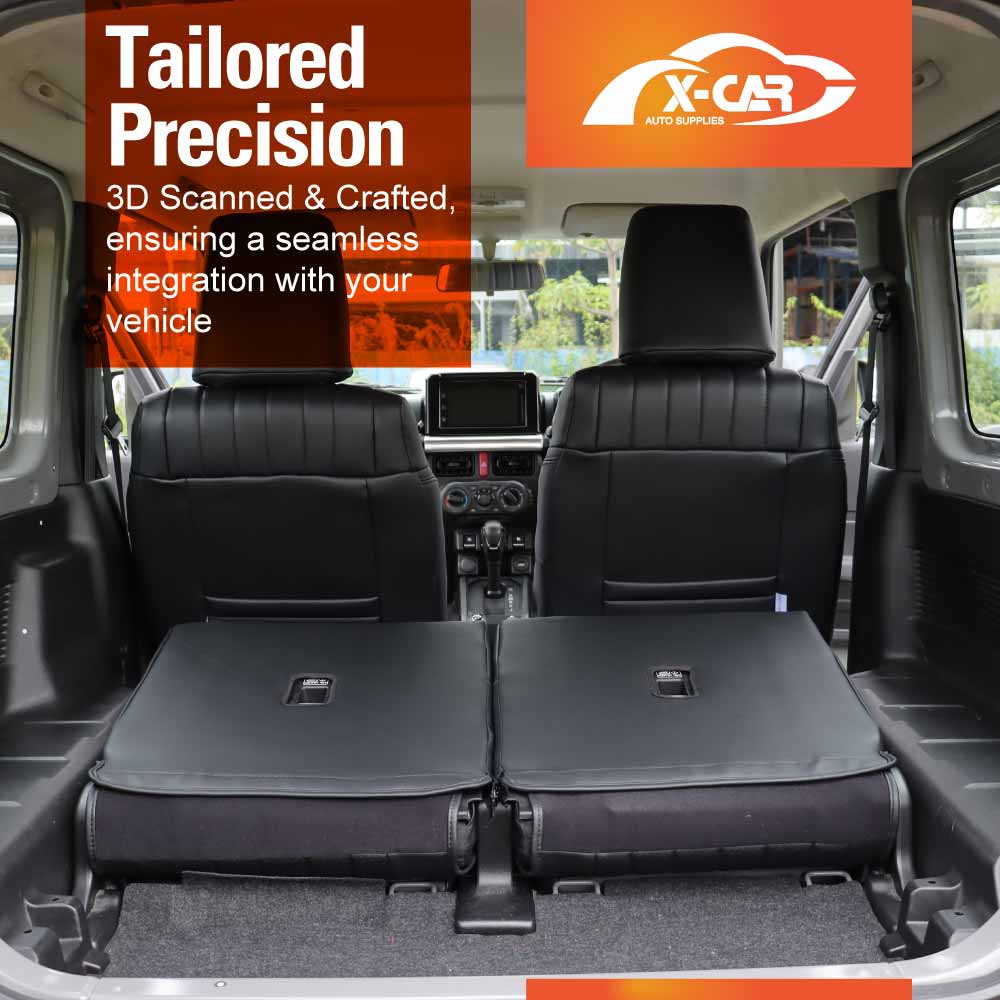 Seat Covers for Suzuki Jimny 3-Door 2018-Onwards Premium Vintage PU Leather - Image 10