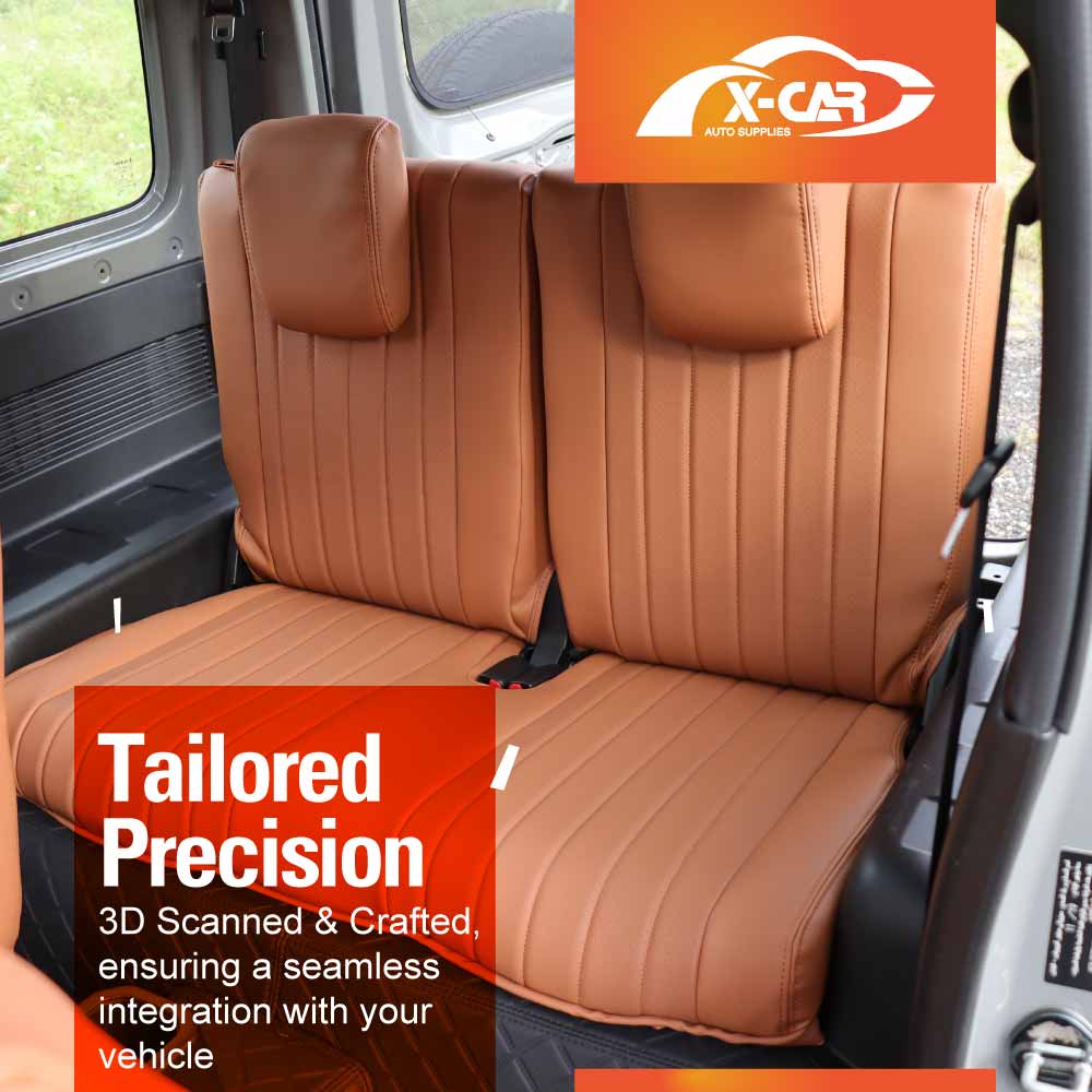 Seat Covers for Suzuki Jimny 3-Door 2018-Onwards Premium Vintage PU Leather - Image 25