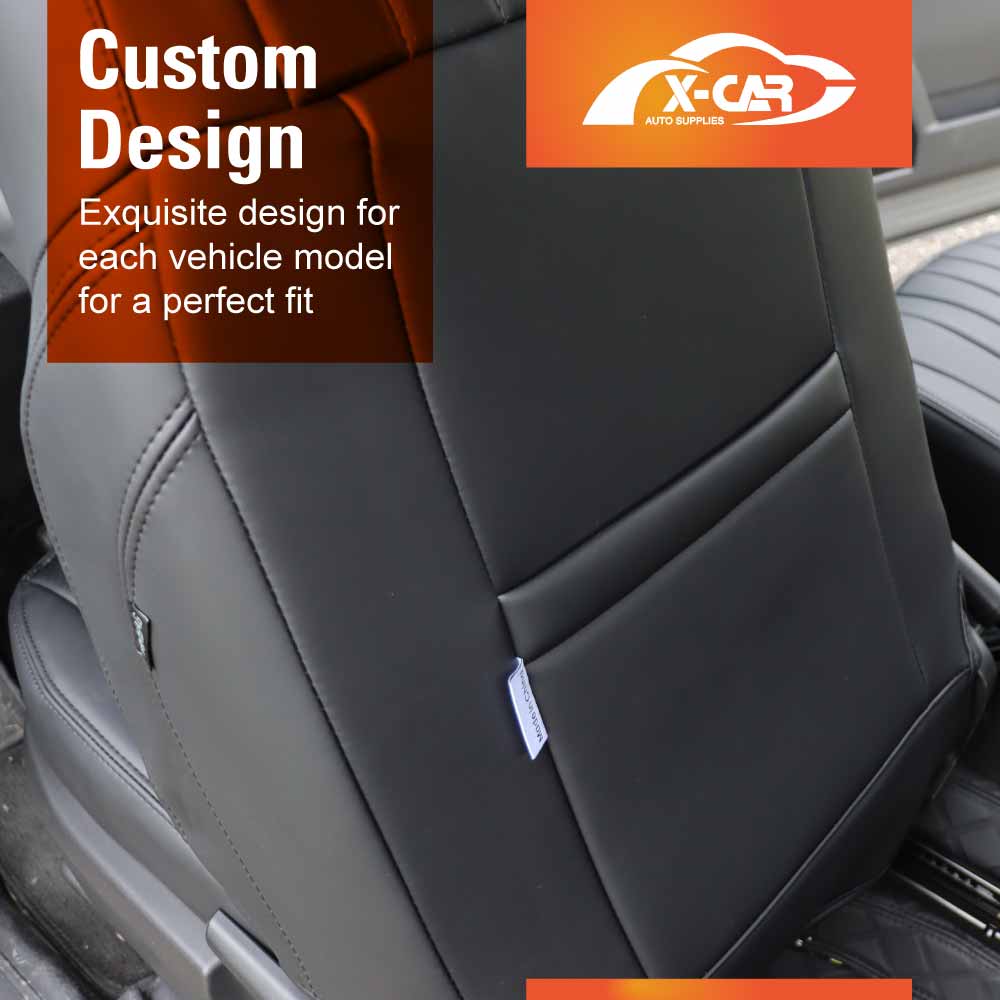 Seat Covers for Suzuki Jimny 3-Door 2018-Onwards Premium Vintage PU Leather - Image 6