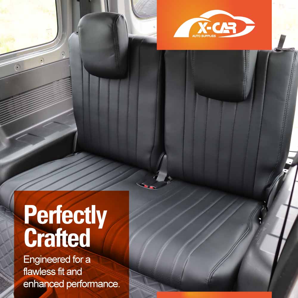 Seat Covers for Suzuki Jimny 3-Door 2018-Onwards Premium Vintage PU Leather - Image 9