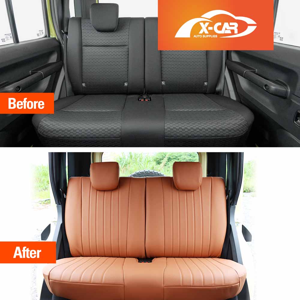 Seat Covers for Suzuki Jimny XL 5-Door 2023-Onwards Premium Vintage PU Leather - Image 20