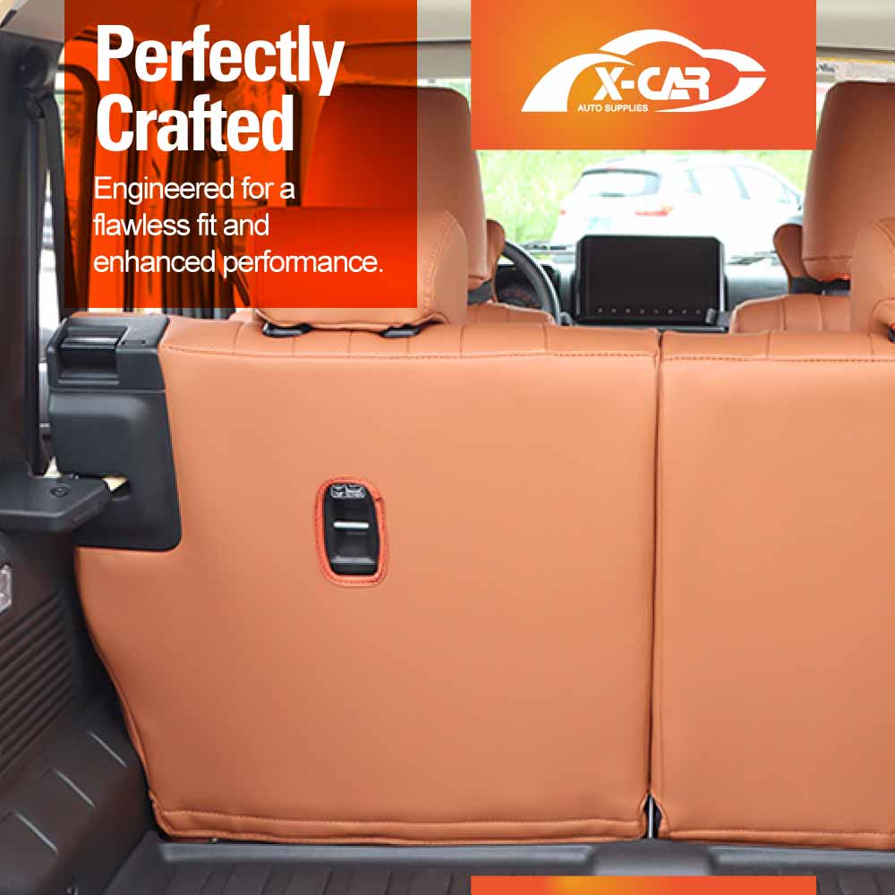 Seat Covers for Suzuki Jimny XL 5-Door 2023-Onwards Premium Vintage PU Leather - Image 22