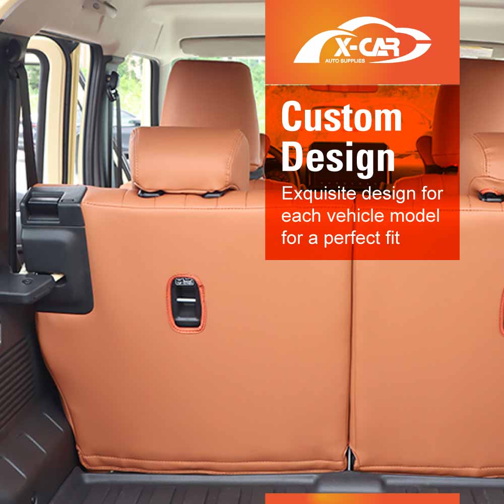 Seat Covers for Suzuki Jimny XL 5-Door 2023-Onwards Premium Vintage PU Leather - Image 24