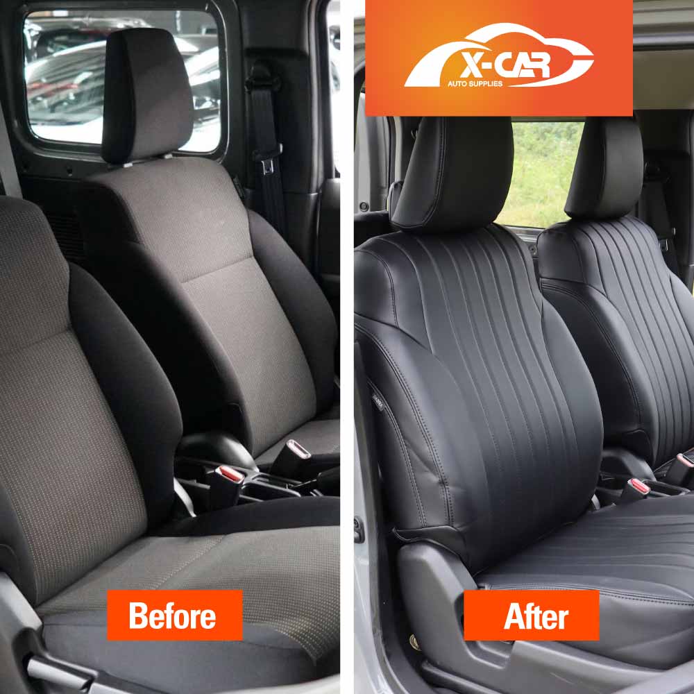 Seat Covers for Suzuki Jimny XL 5-Door 2023-Onwards Premium Vintage PU Leather - Image 5