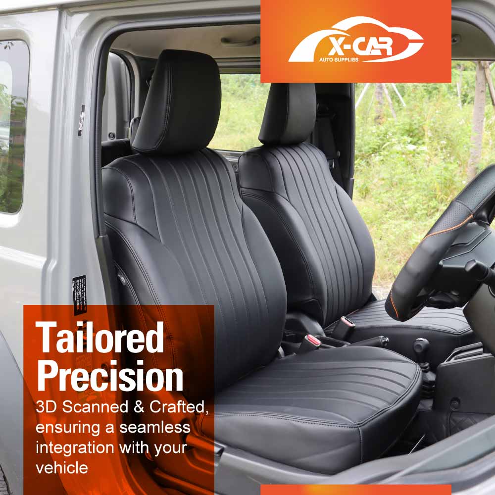 Seat Covers for Suzuki Jimny XL 5-Door 2023-Onwards Premium Vintage PU Leather - Image 6