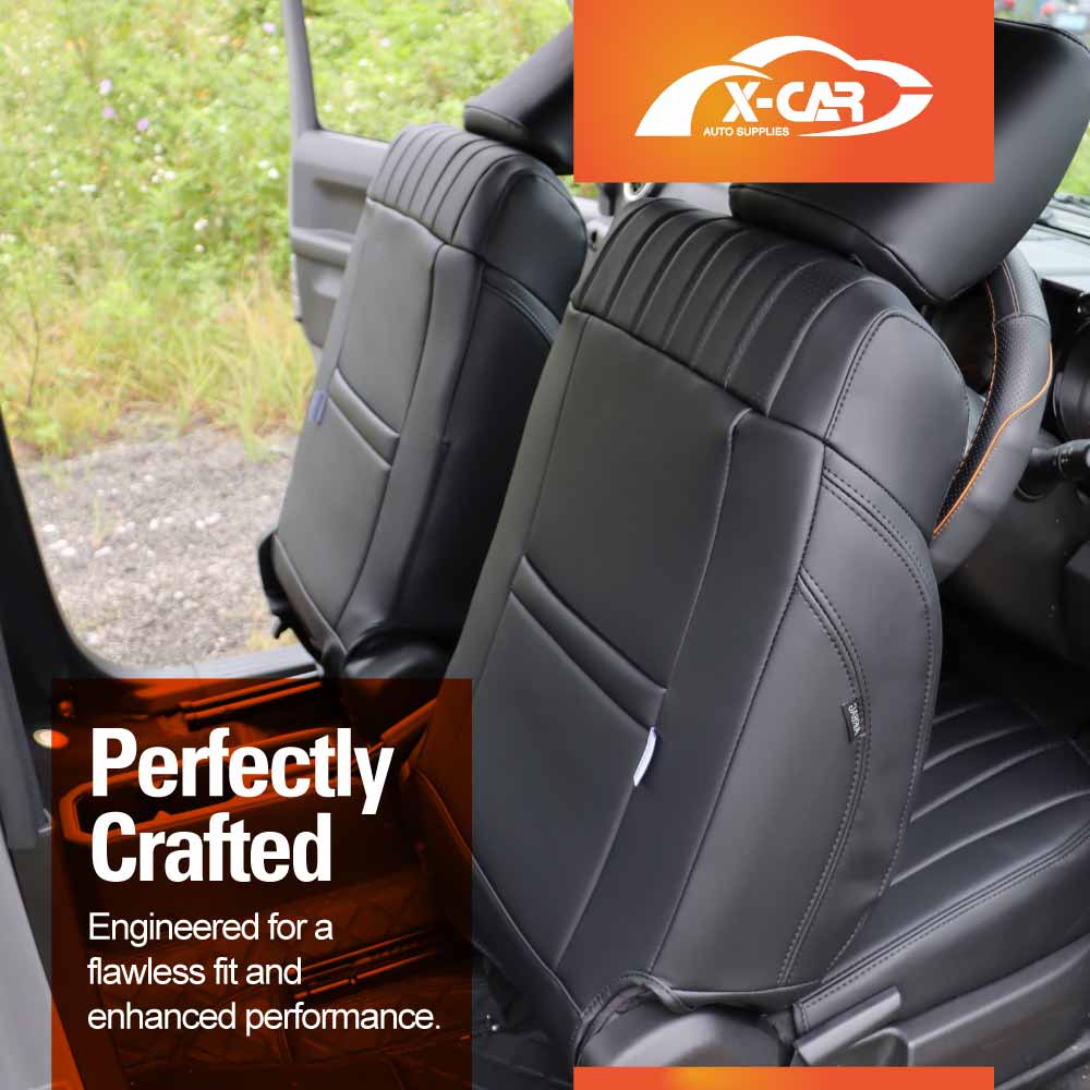 Seat Covers for Suzuki Jimny XL 5-Door 2023-Onwards Premium Vintage PU Leather - Image 7