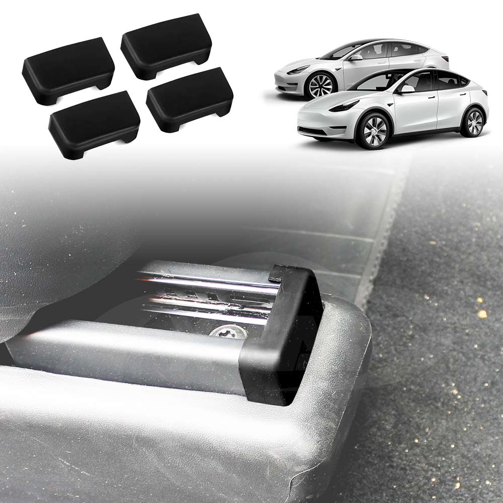 Seat Rail Cap for Tesla Model 3 Model Y Slide Anti-collision Rubber Cover Plug