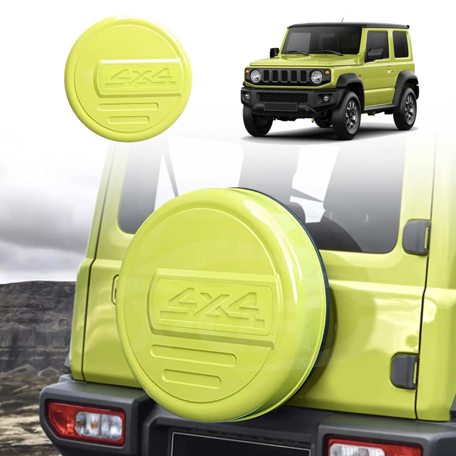 Spare Wheel Cover for Suzuki Jimny 3-Door 2018-Onwards Protector Exterior Modification Accessories - Image 3