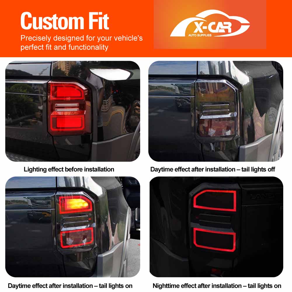 Tail Light Cover Trim for Toyota Prado 250 Series 2024-Onwards Rear Lamp Frame Guard - Image 4