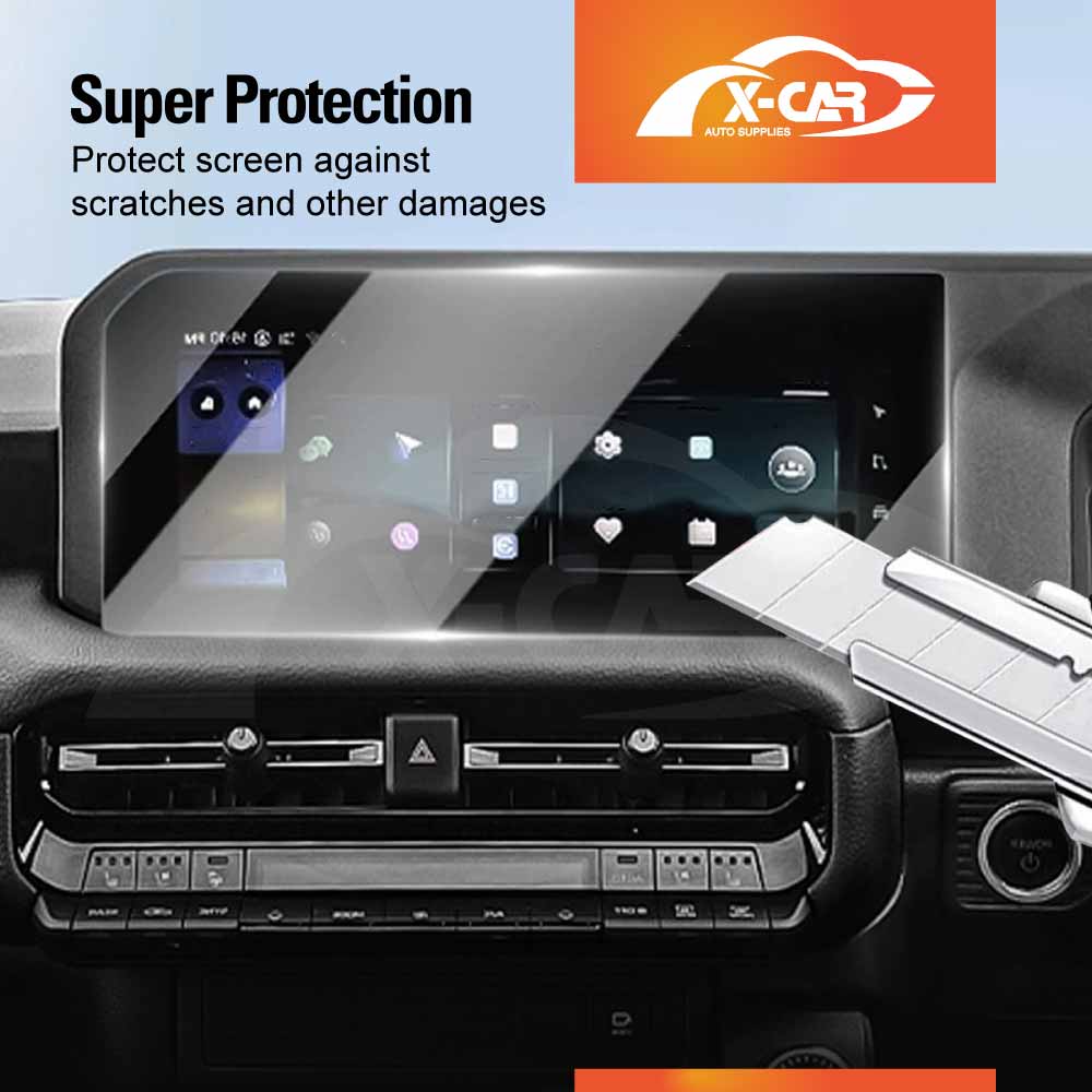 Tempered Glass Dash Screen Protector for Toyota Prado 250 Series 2024-Onwards Touchscreen Cover - Image 10