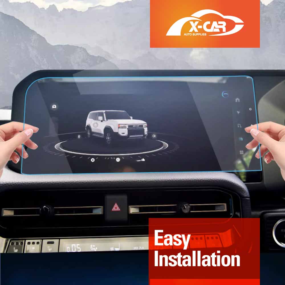 Tempered Glass Dash Screen Protector for Toyota Prado 250 Series 2024-Onwards Touchscreen Cover - Image 8