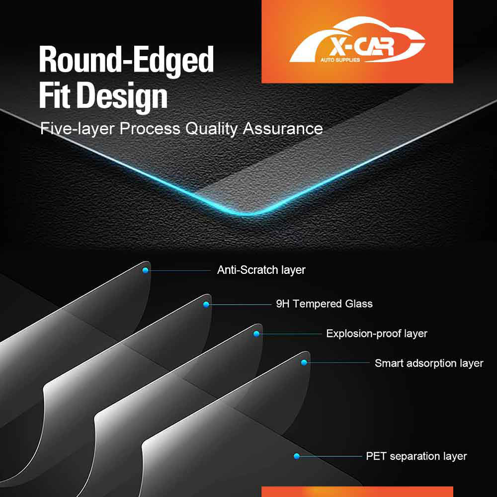 Tempered Glass Screen Protector for BYD SEALION 7 2025-Onwards Touchscreen Cover - Image 4