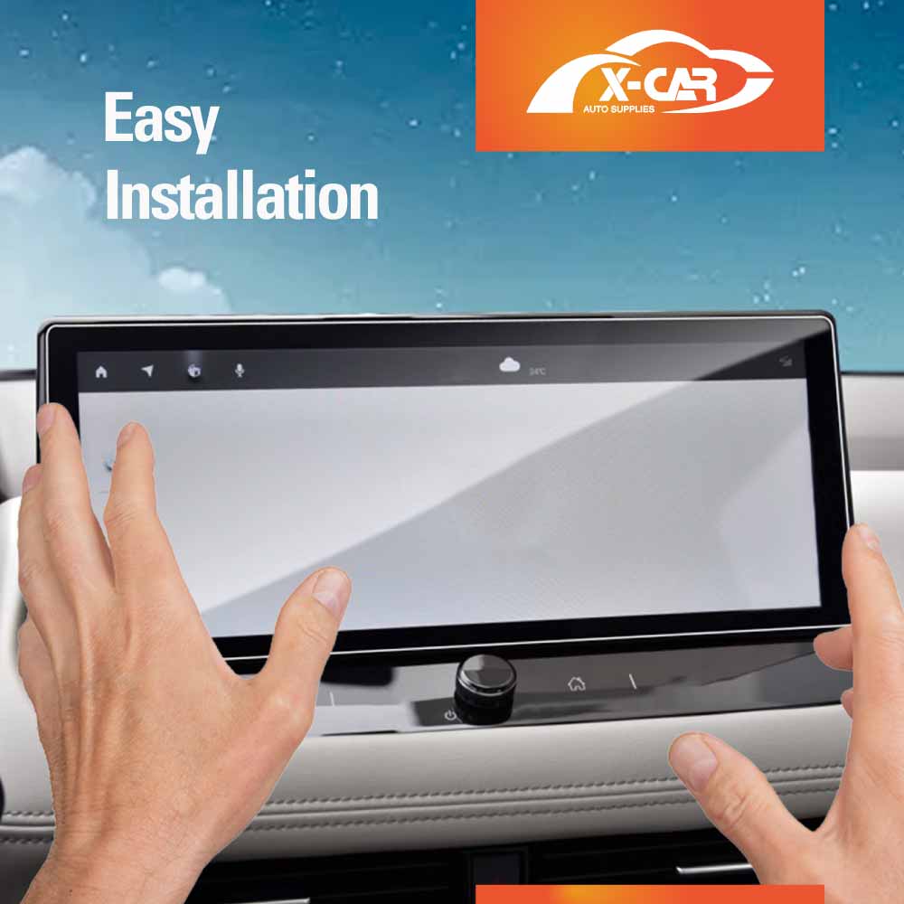 Tempered Glass Screen Protector for Nissan X-trail Xtrail T33 2022-Onwards 12.3 inch Touchscreen Cover - Image 3