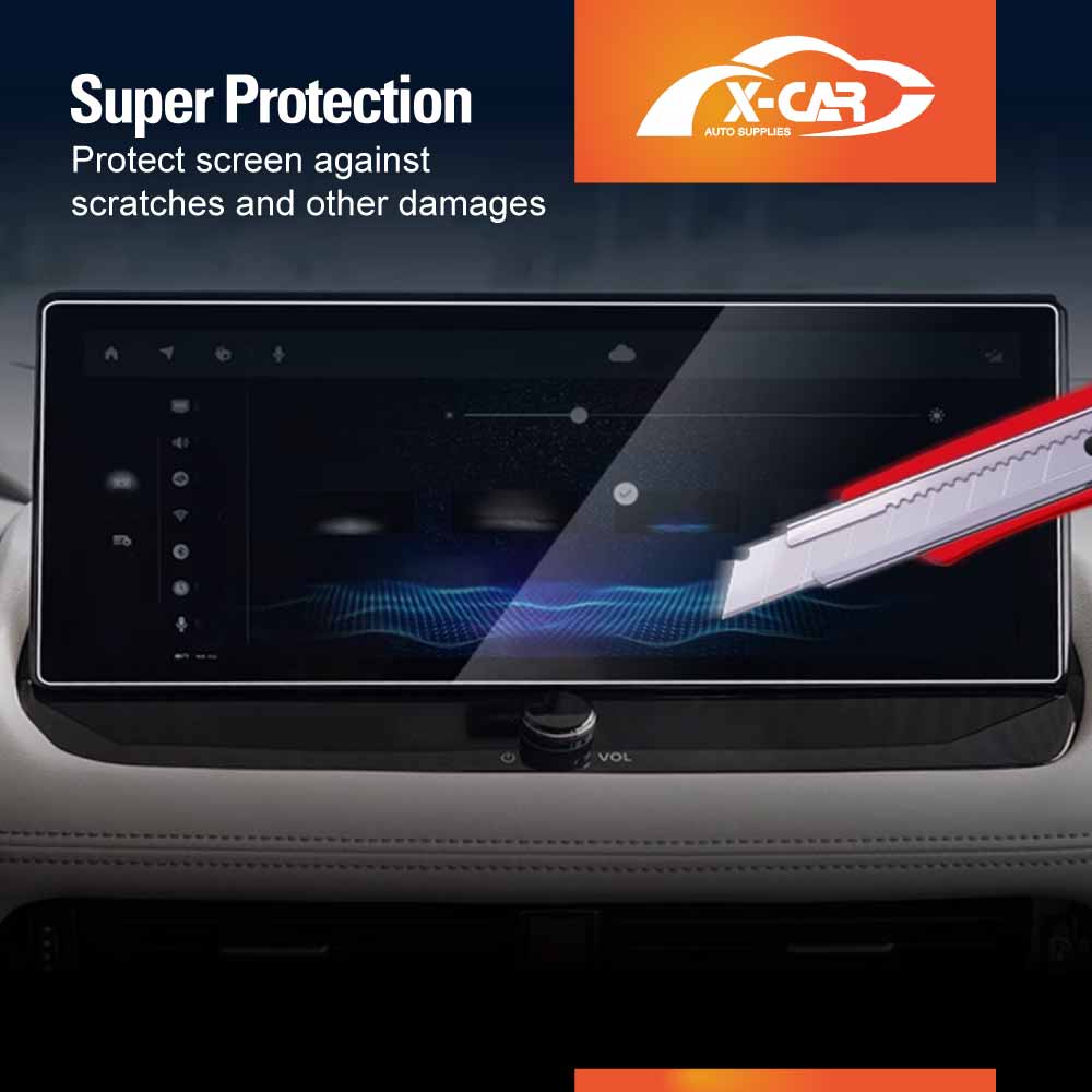 Tempered Glass Screen Protector for Nissan X-trail Xtrail T33 2022-Onwards 12.3 inch Touchscreen Cover - Image 4