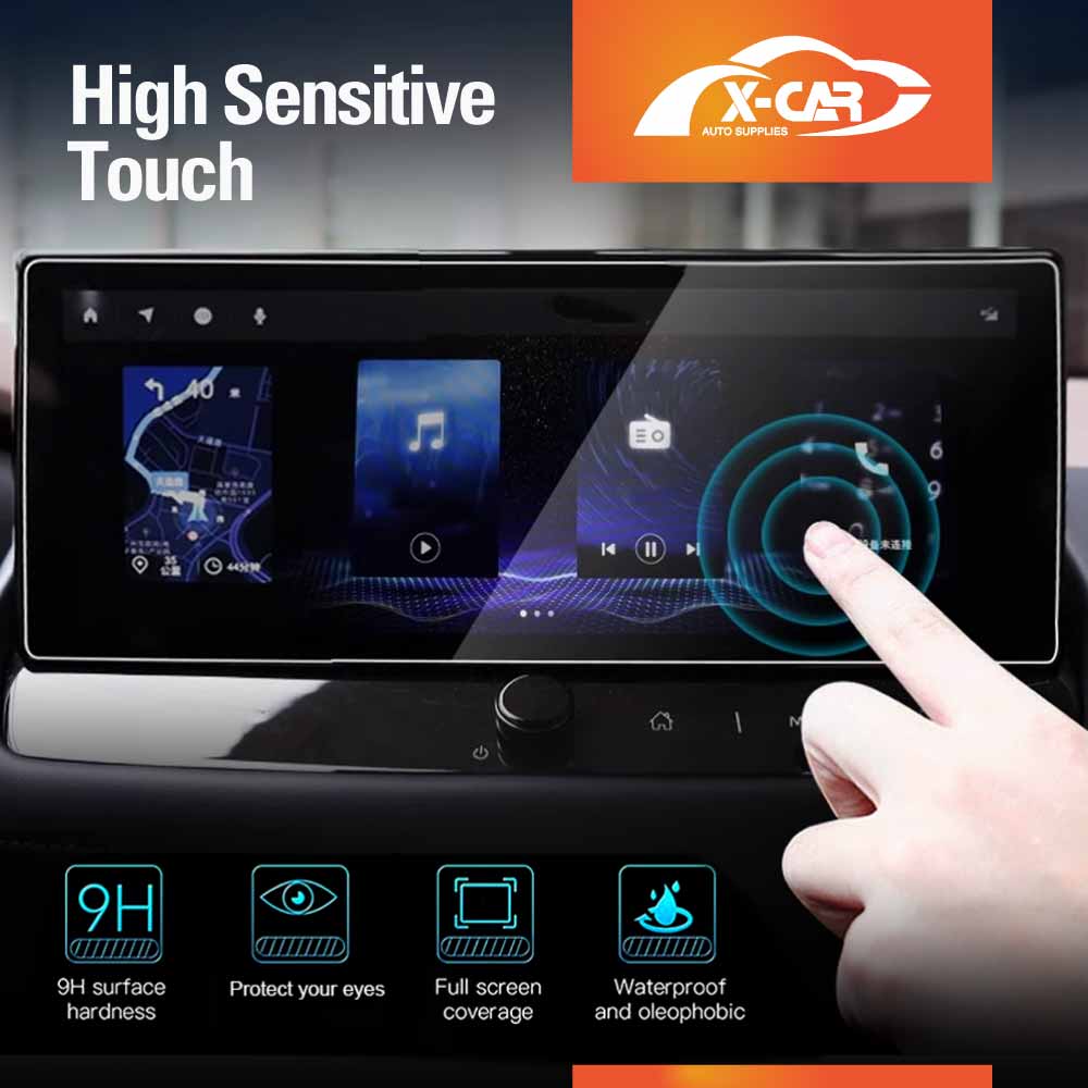 Tempered Glass Screen Protector for Nissan X-trail Xtrail T33 2022-Onwards 12.3 inch Touchscreen Cover - Image 5