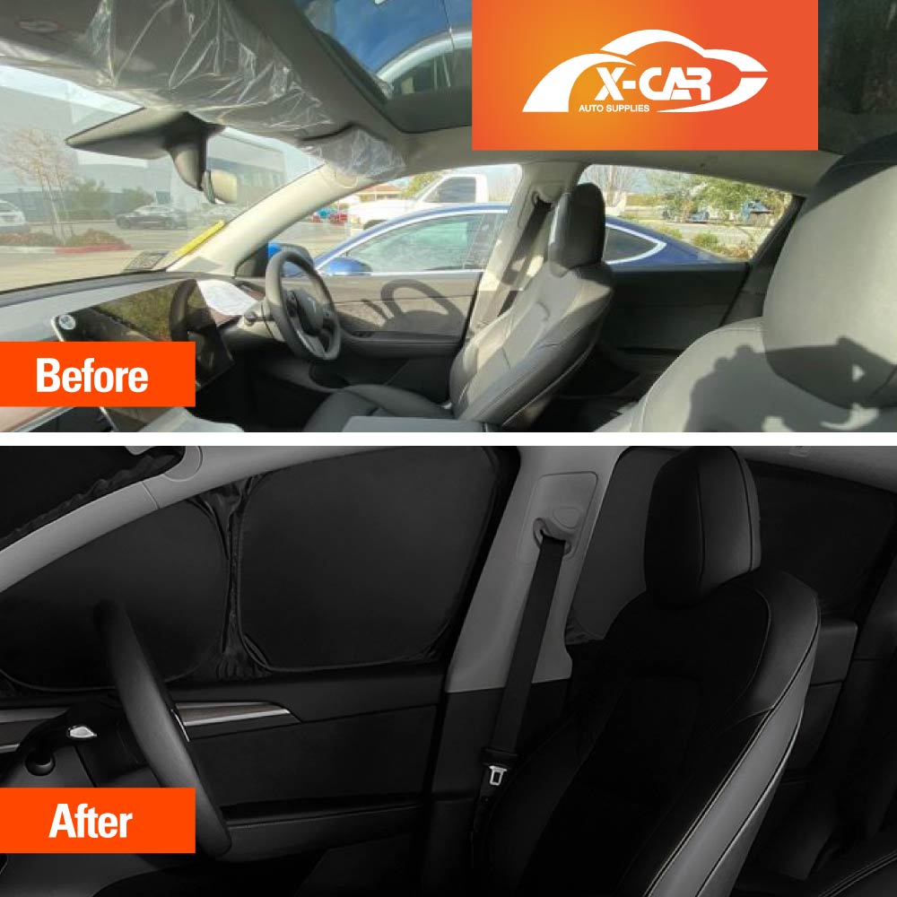 Tesla Model 3 2017-2023 Window Sunshade Block Cover - Image 2