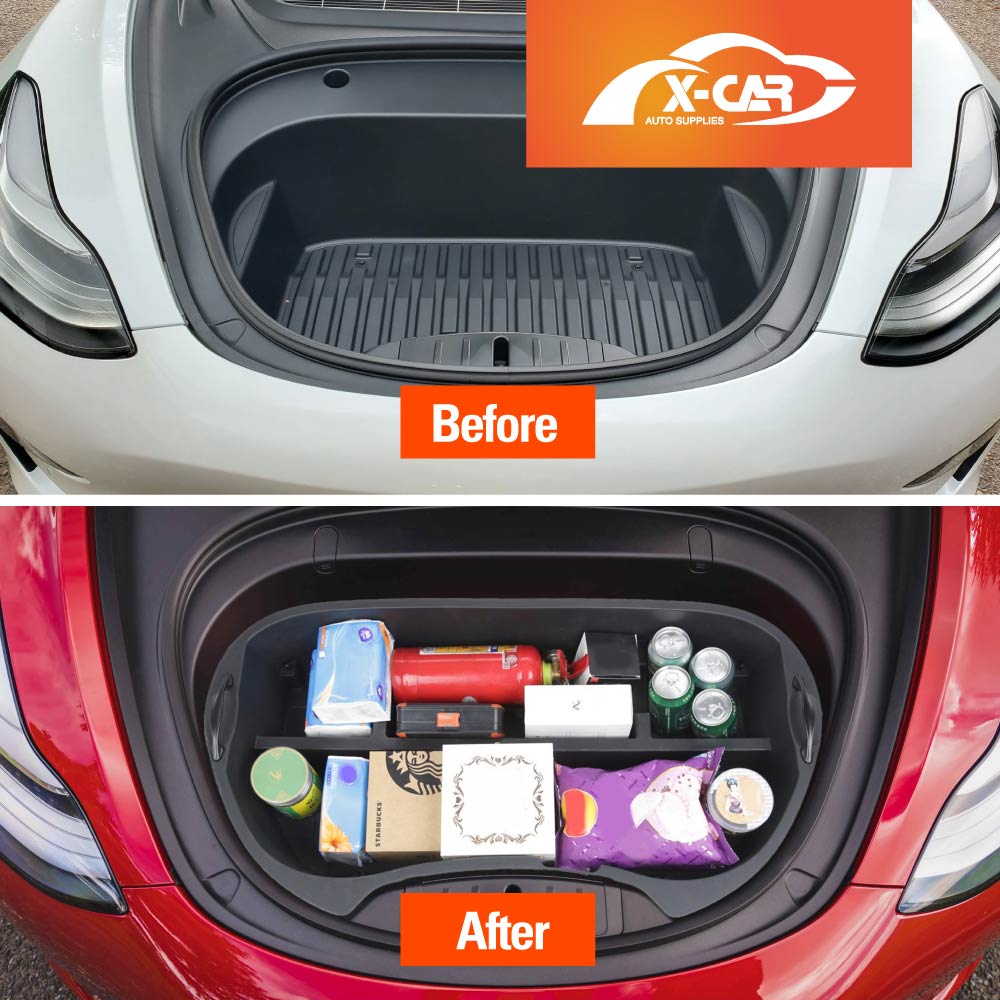 Tesla Model 3 Front Trunk Cargo Organiser Frunk Storage Box Tray Accessories - Image 4
