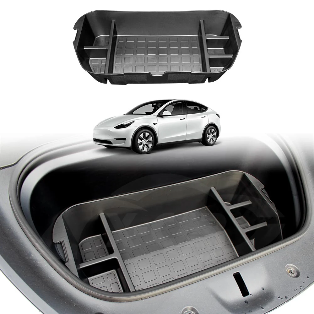 Tesla Model Y 2022-2025 Front Trunk Cargo Organiser Frunk Storage Box Organiser Tray