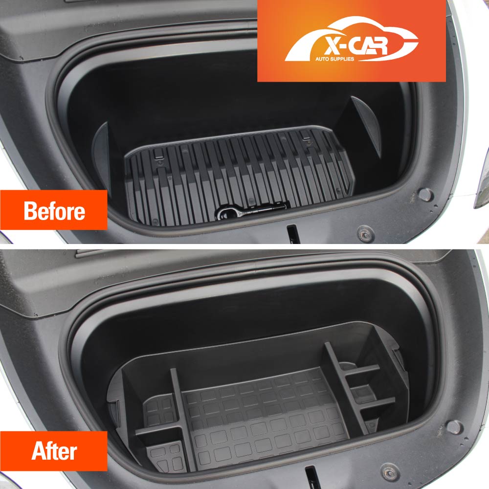 Tesla Model Y 2022-2025 Front Trunk Cargo Organiser Frunk Storage Box Organiser Tray - Image 3