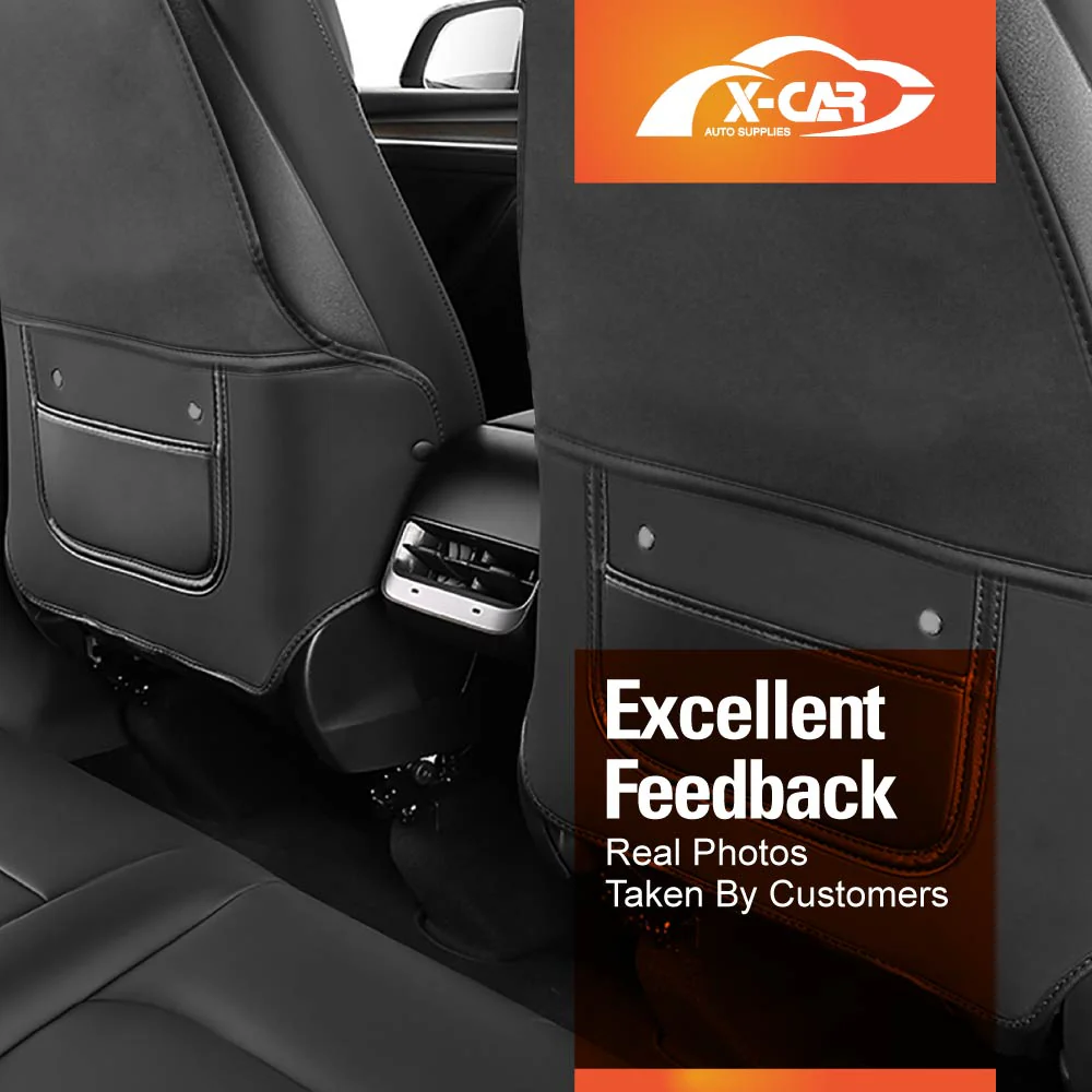 Tesla Model Y Juniper 2Pcs Seat Back Kick Mats 2025-Onwards - Image 4