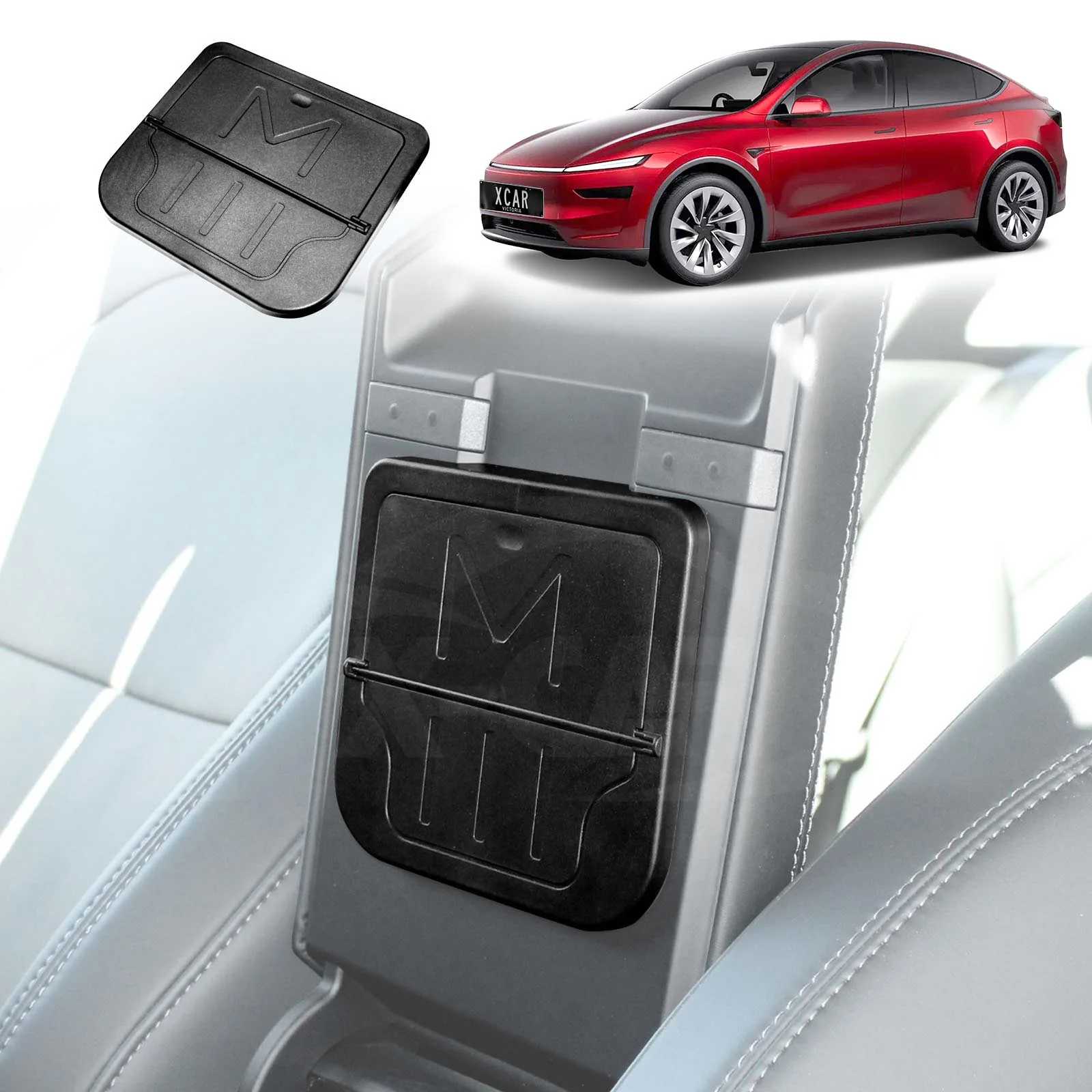 Centre Console Organiser Tray for Tesla Model Y Juniper 2025-Onwards Armrest Storage Box Cup Holder Interior Accessories - Image 24