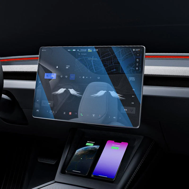 Tesla Model Y Juniper 15.4inch Screen Protector Touchscreen 9H Tempered Glass Anti-Scratch 2025-2026 - Image 5