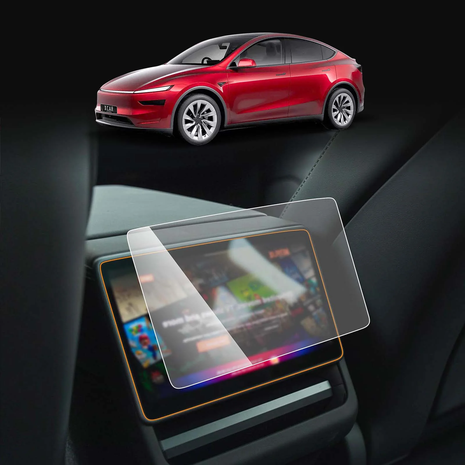 Tesla Model Y Juniper 15.4inch Screen Protector Touchscreen 9H Tempered Glass Anti-Scratch 2025-2026 - Image 6