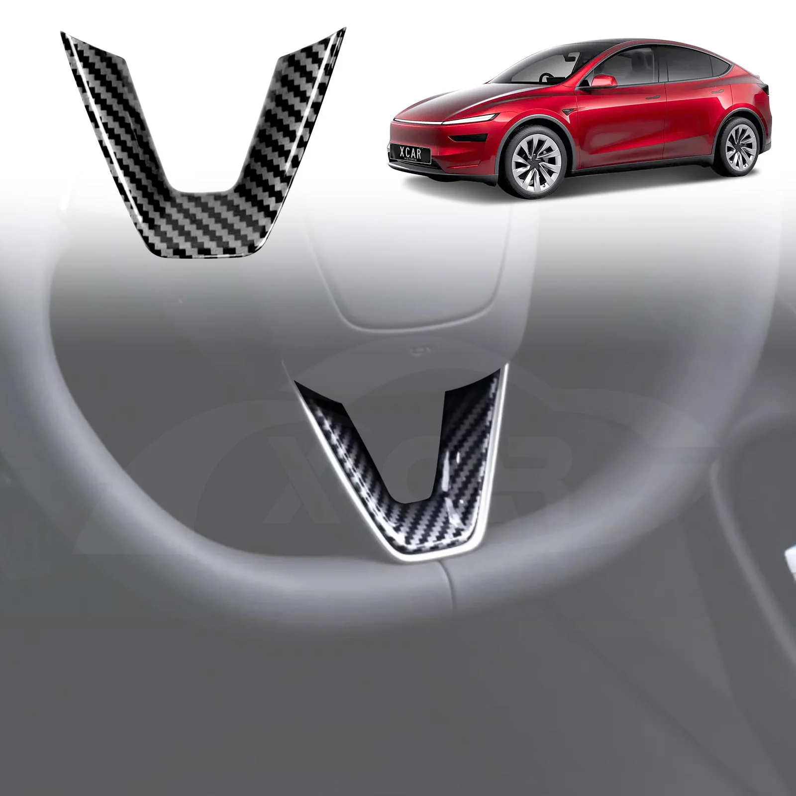 Tesla Model Y Juniper Trim Set Camera AC Vent Steering Wheel 2025-Onwards - Image 18