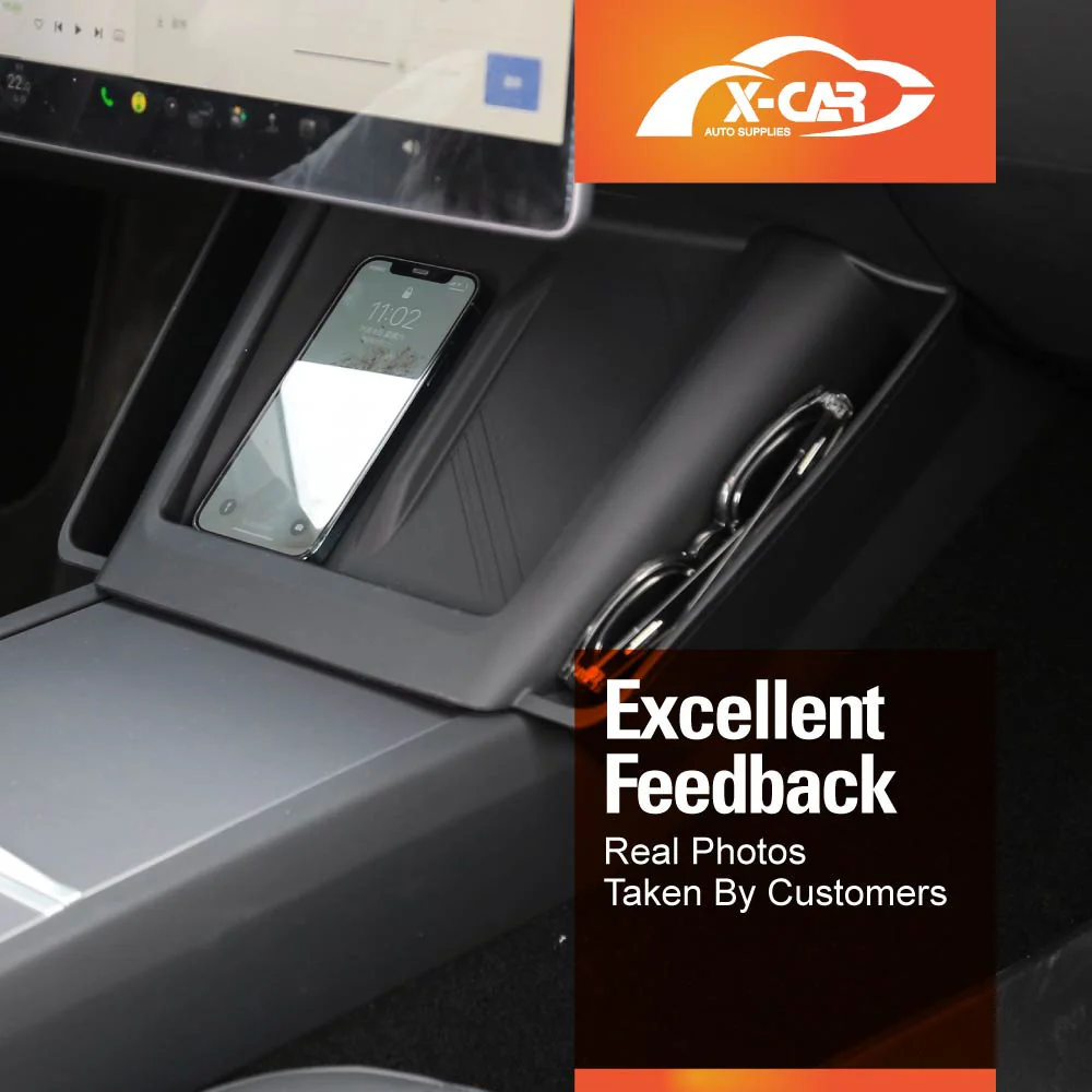 Tesla Model Y Juniper Centre Console Wireless Charging Anti-Slip Silicone Mat 2025-Onwards - Image 6