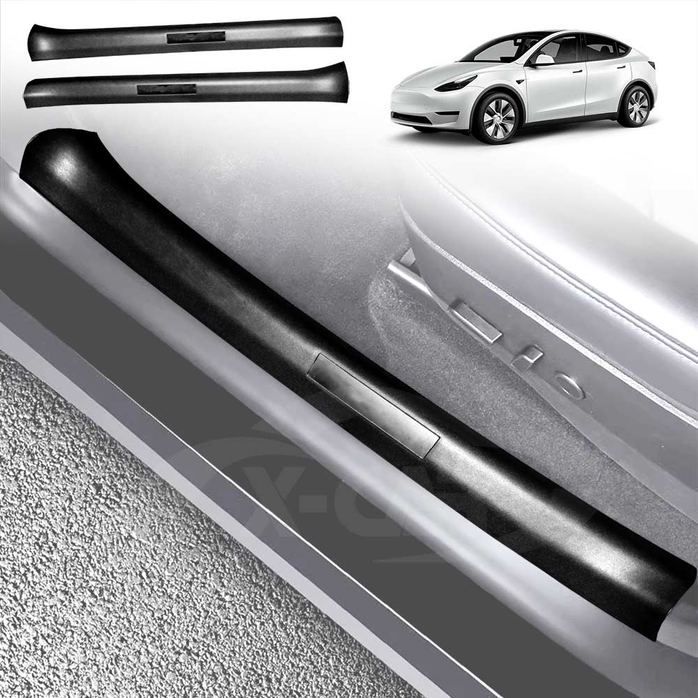 Tesla Model Y 2022-2025 Front and Rear Door Sill Protector - Image 2