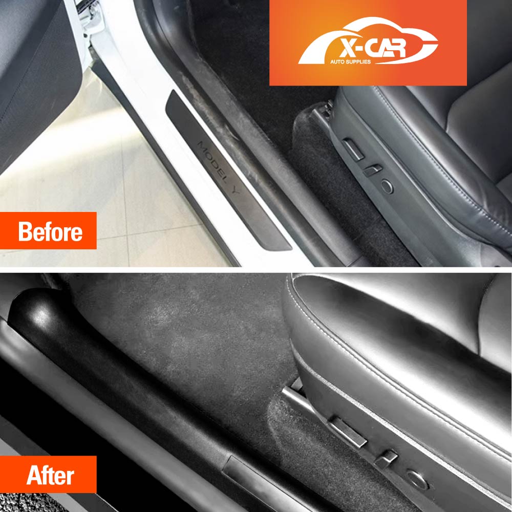 Tesla Model Y 2022-2025 Front and Rear Door Sill Protector - Image 5