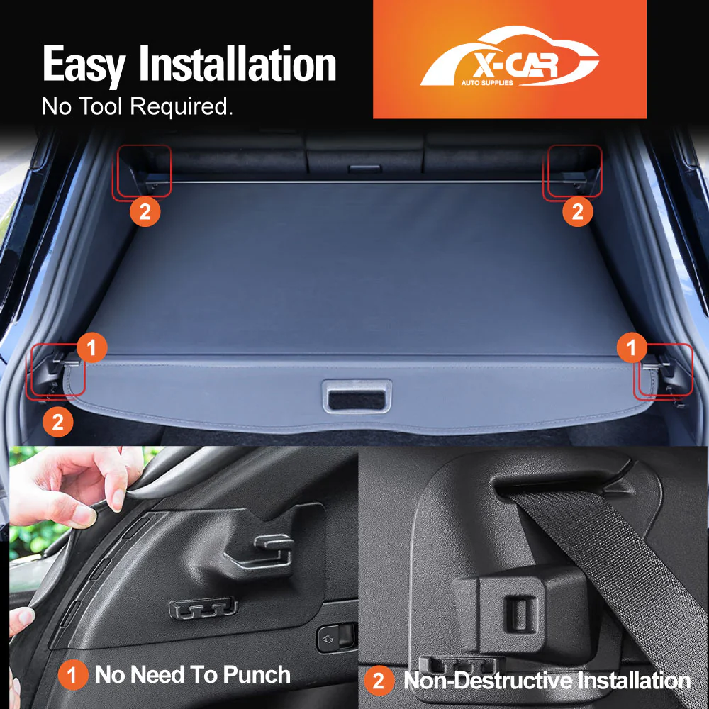 Tesla Model Y 2022-2023 Retractable Cargo Cover - Image 10