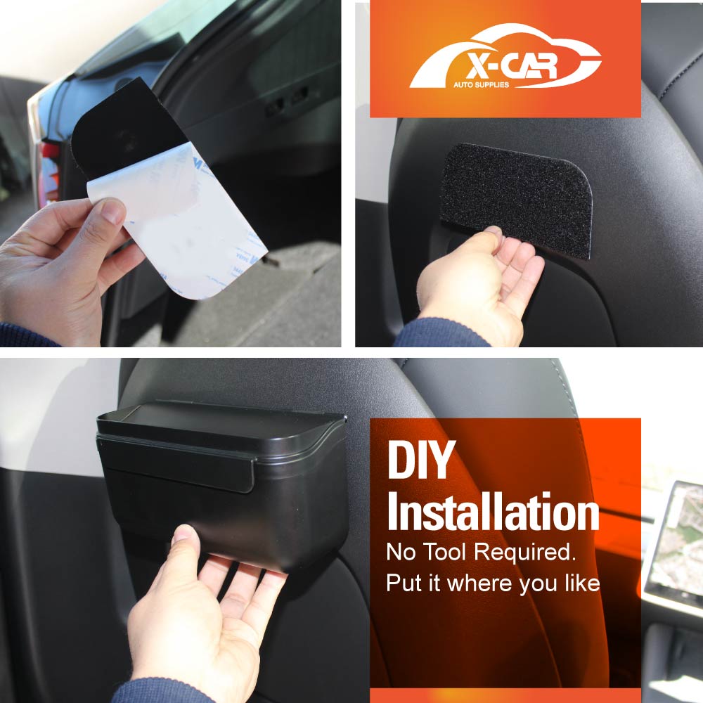 Velcro TPE Storage Box for BYD Atto 3 2022-2025 Sunglasses Holder Organiser - Image 3