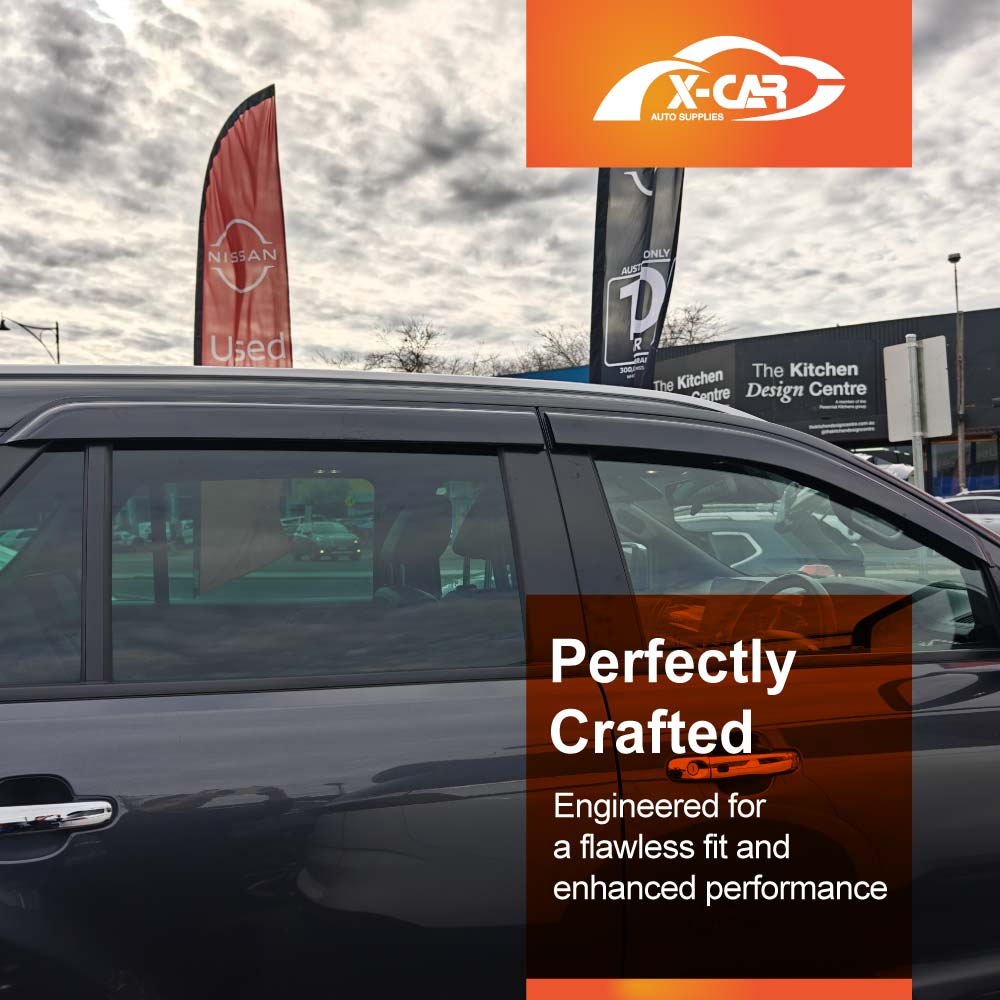 WeatherShields for Ford Everest 2015-2022 Car Weather Shields Wind Deflectors Sun Visors - Image 3