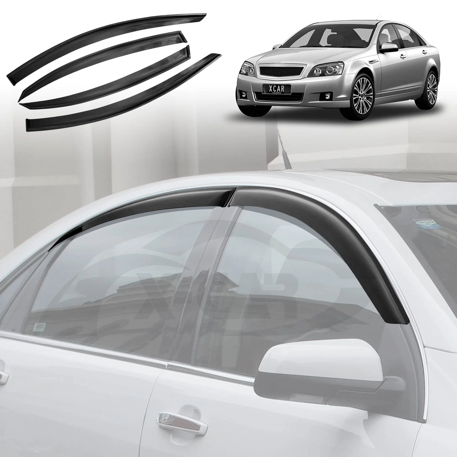 WeatherShields for Holden Caprice WM WN 2006-2017 Car Weather Shields Wind Deflectors Sun Visors
