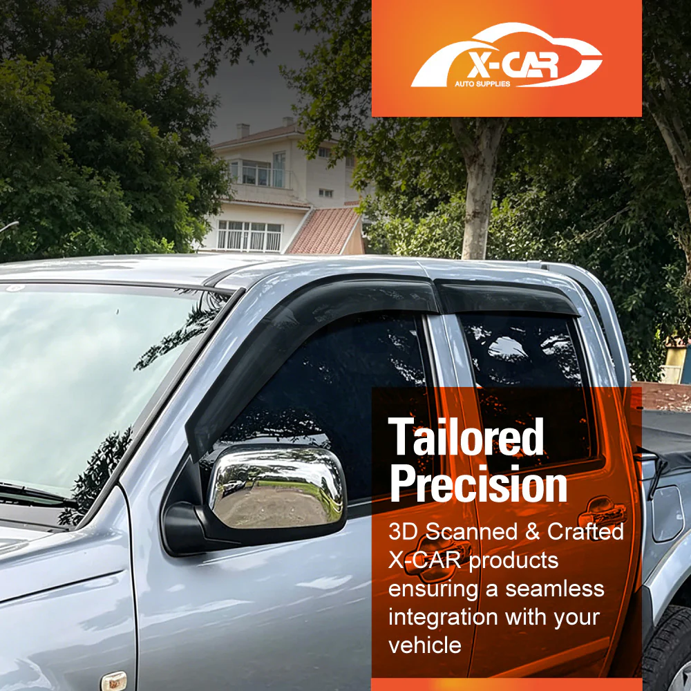Weathershields for Holden Colorado Dual Cab RC Series 2008-2011 Car Weather Shields Wind Deflectors Sun Visors - Image 3