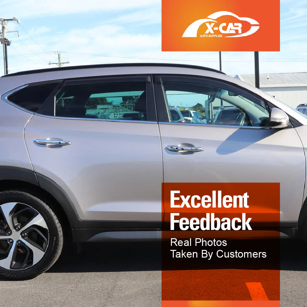 WeatherShields for Hyundai Tucson 2015-2021 Car Weather Shields Wind Deflectors Sun Visors - Image 3