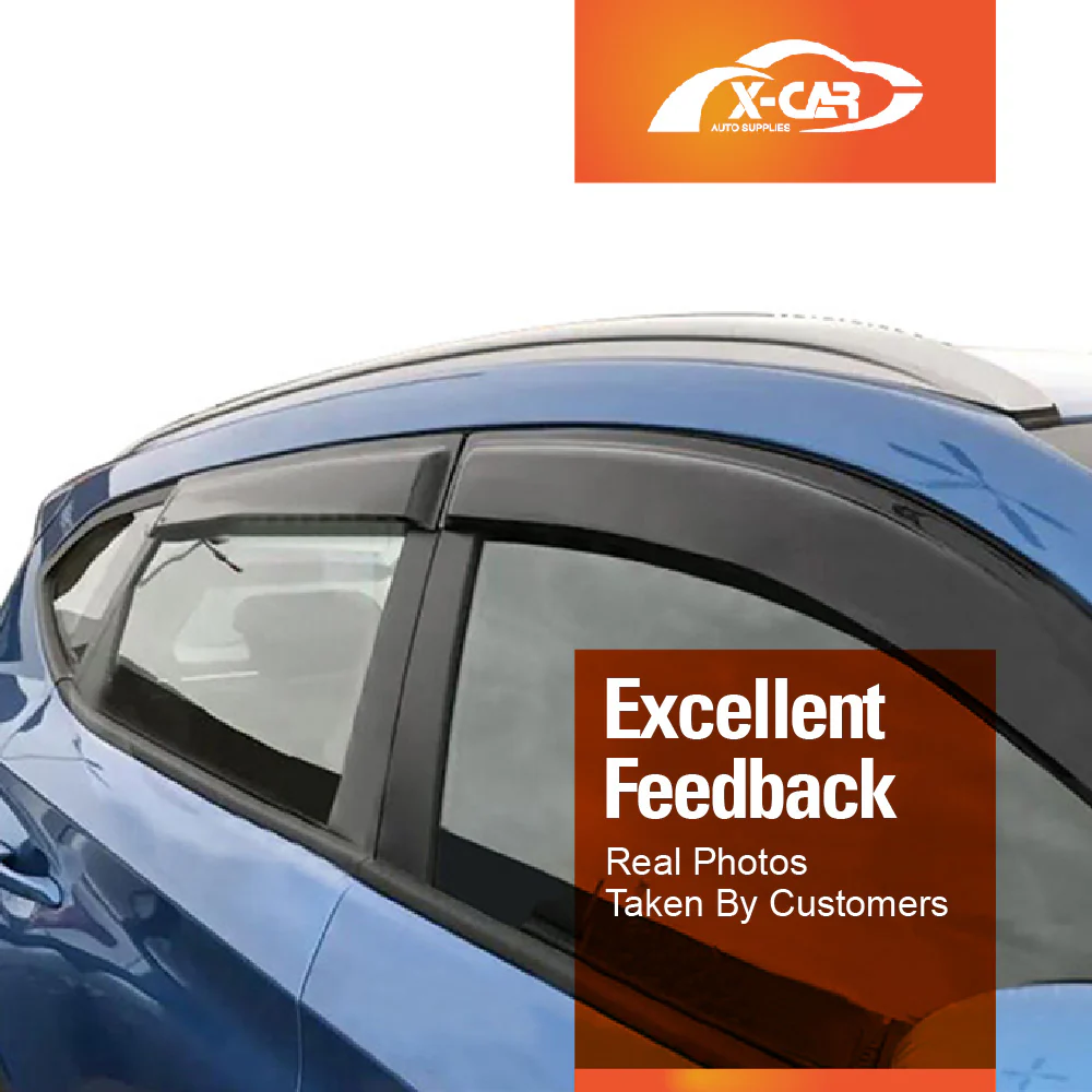 WeatherShields for Hyundai Tucson 2015-2021 Car Weather Shields Wind Deflectors Sun Visors - Image 5