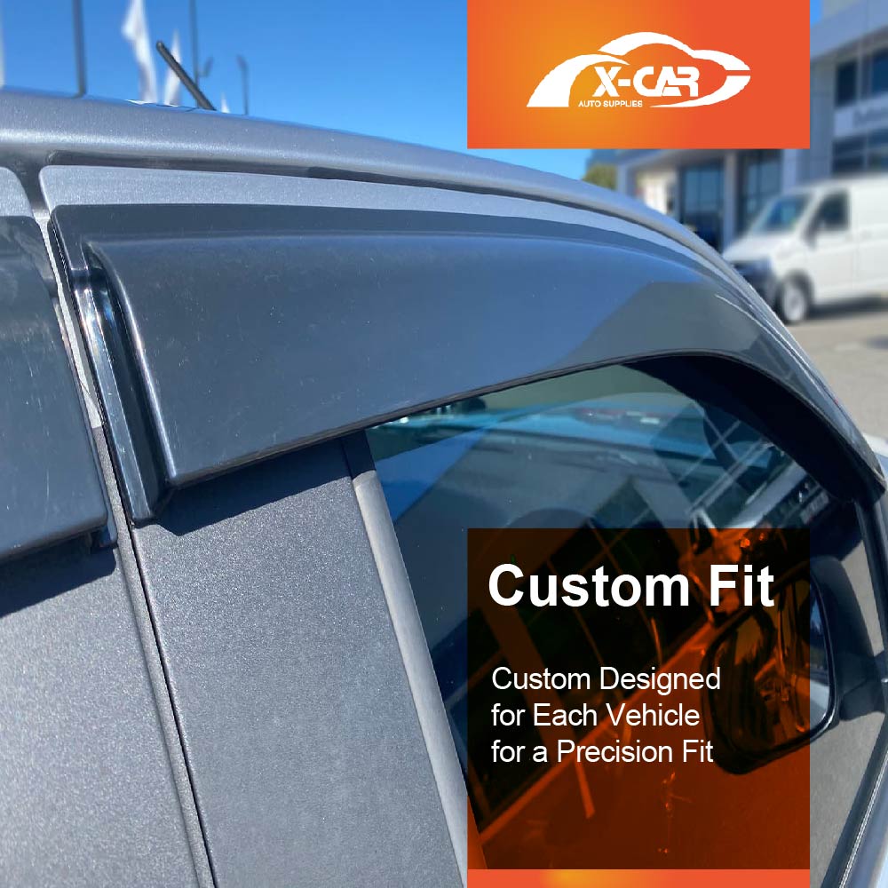 Weathershields for Isuzu D-MAX DMAX Dual Cab 2012-2020 Car Weather Shields Wind Deflectors Sun Visors - Image 4