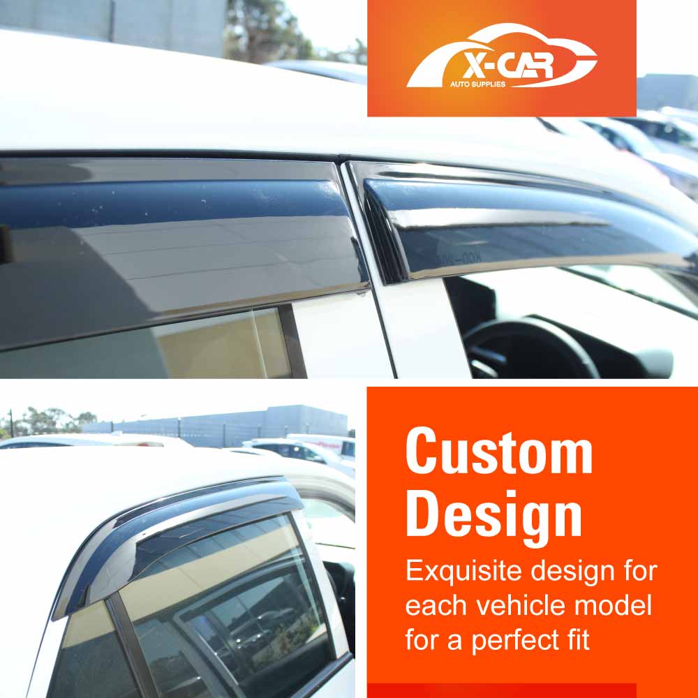 WeatherShields for Kia Picanto 2017-Onwards Car Weather Shields Wind Deflectors Sun Visors - Image 6